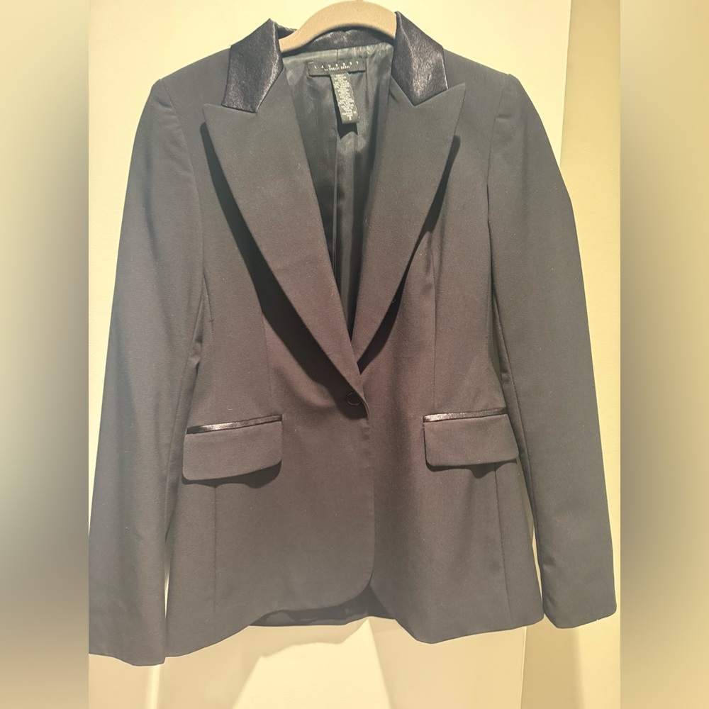 Laundry By Shelli Segal Black Blazer with Shiny Accents